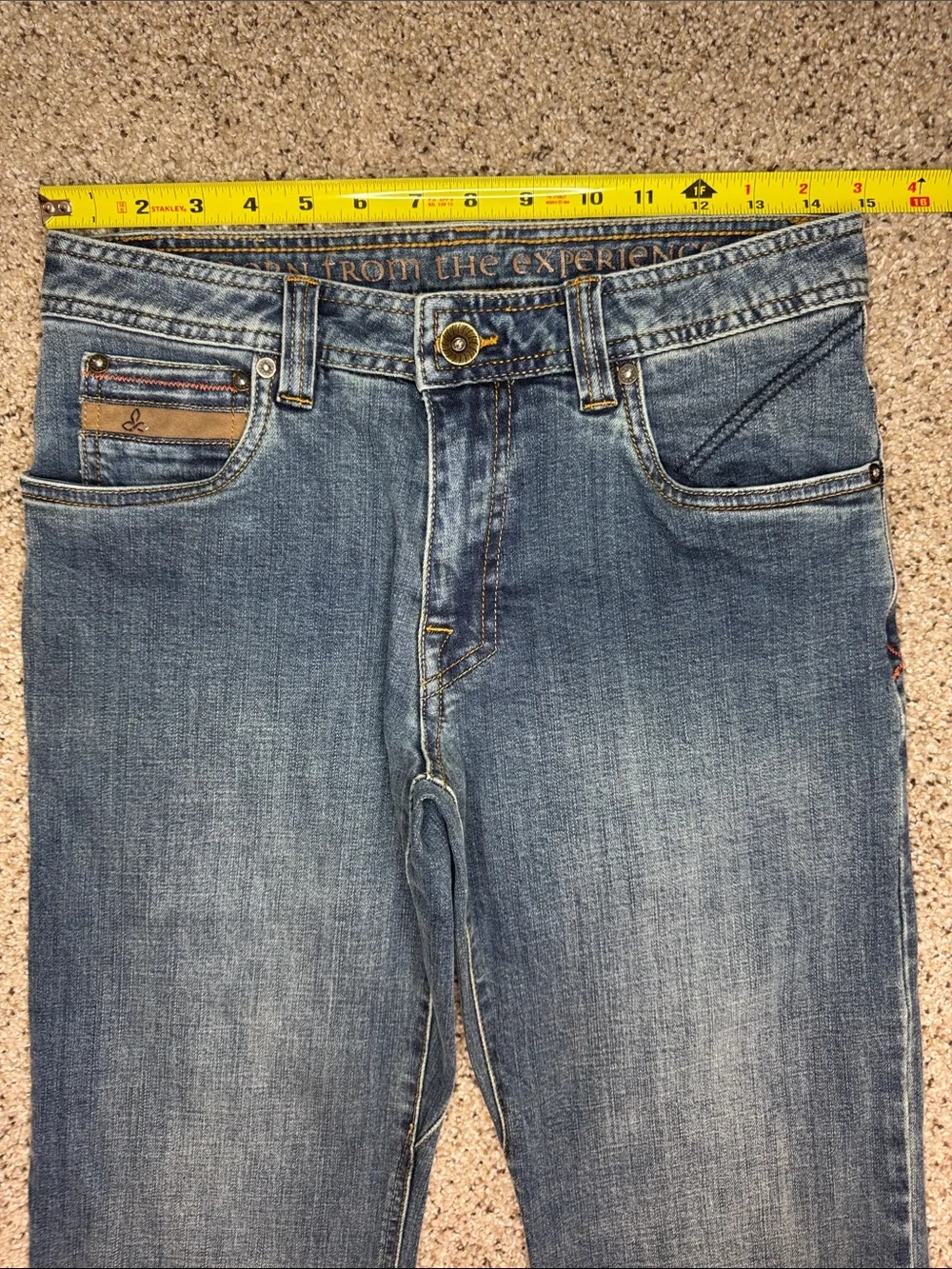 Prana Classic Straight-Leg Jeans in Blue